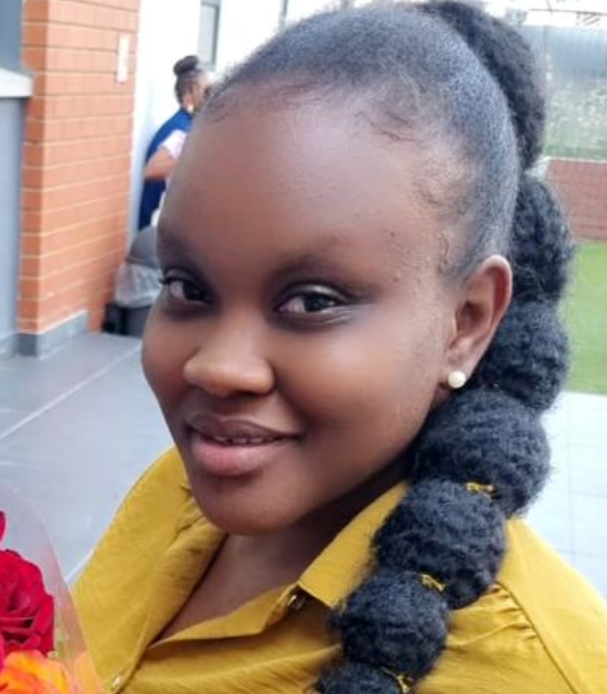 Karabo Lupahla smiling